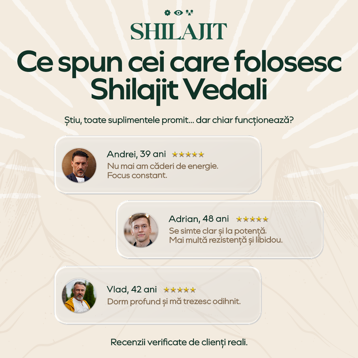 Shilajit, 120 capsule, Vedali — Energie & Claritate Naturală