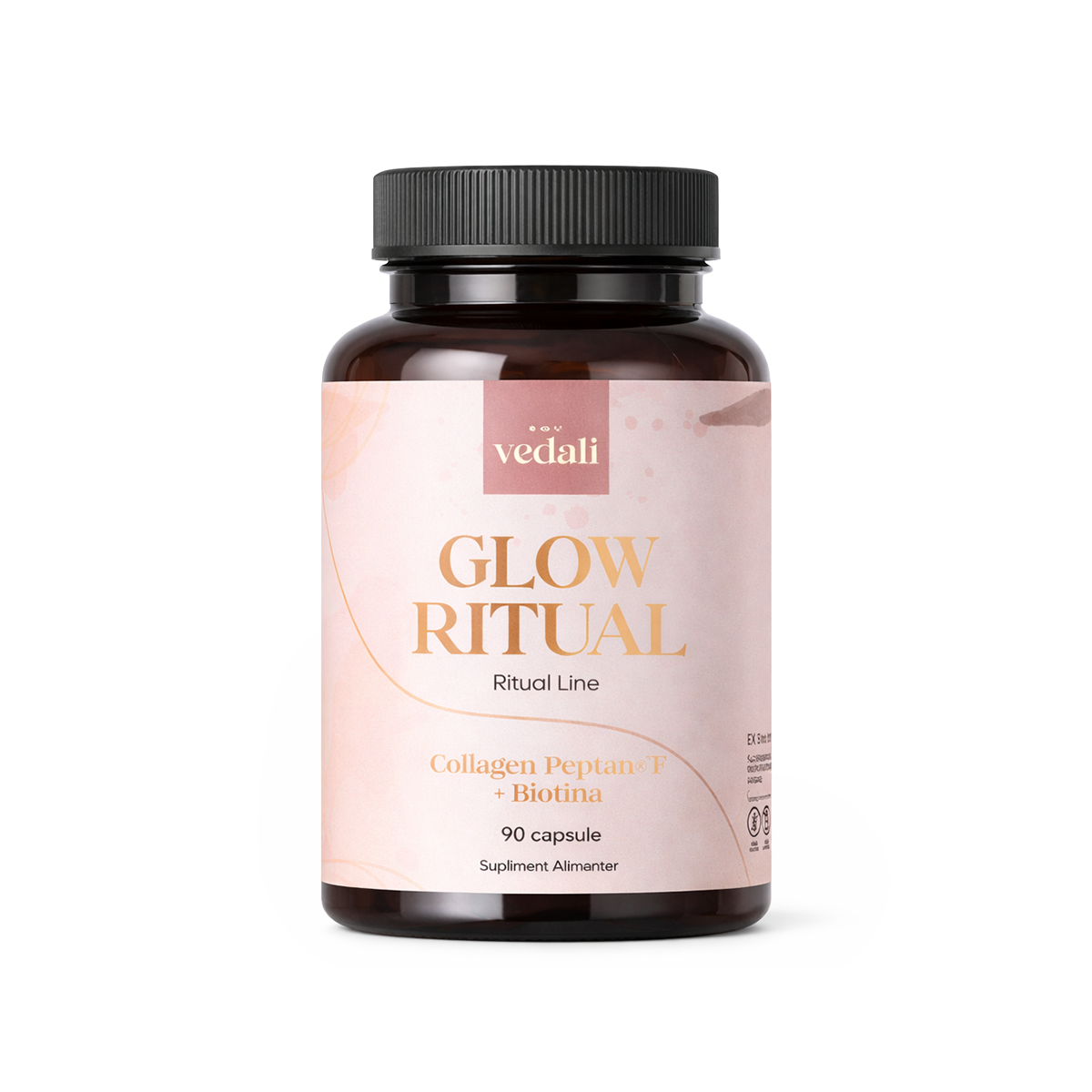 Glow Ritual, 90 capsule, Vedali — Tinerețea adevărată începe din interior.