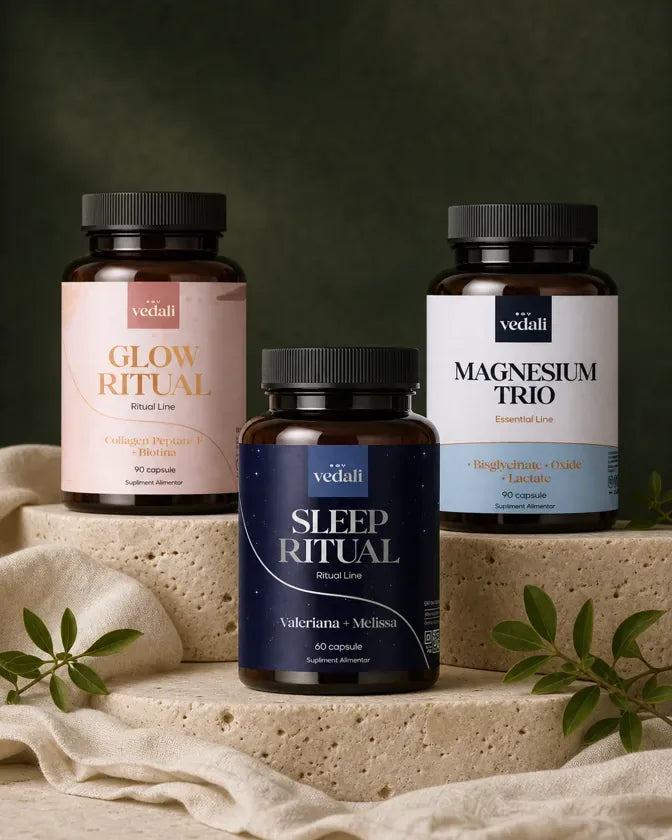 Set Ritualul de seară — Glow, Sleep și Magnesium Trio