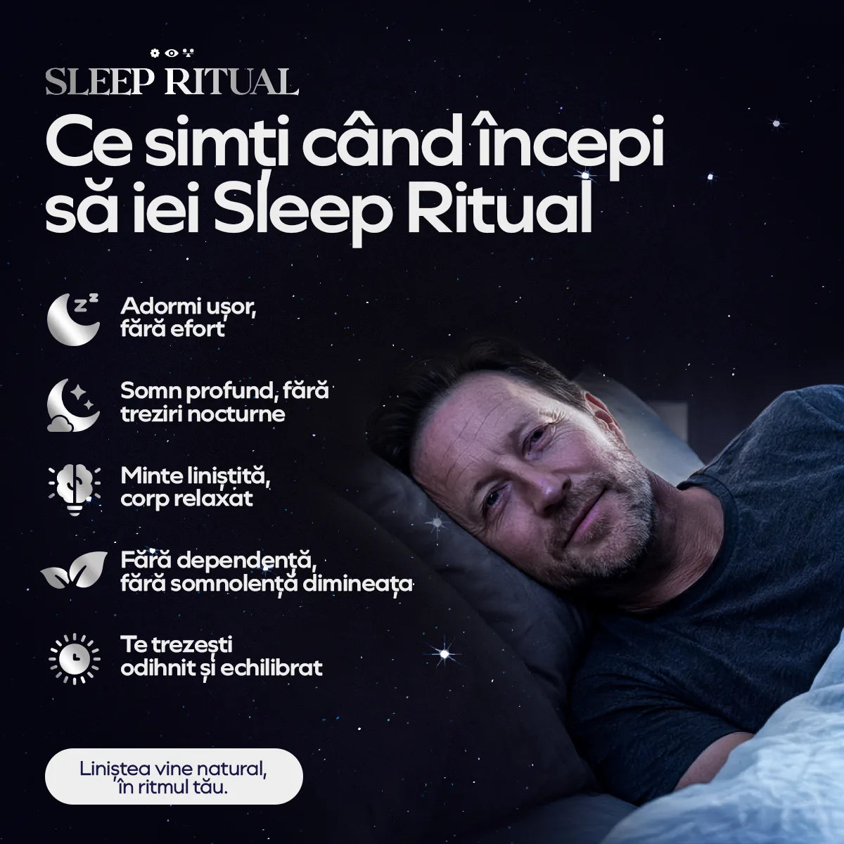 Ce simți când începi să iei Sleep Ritual — calm mental, focus, echilibru emoțional